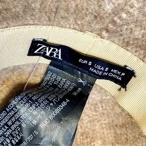Zara | Accessories | Zara Hat Wool Blend Embellished Floral  display picture 3
